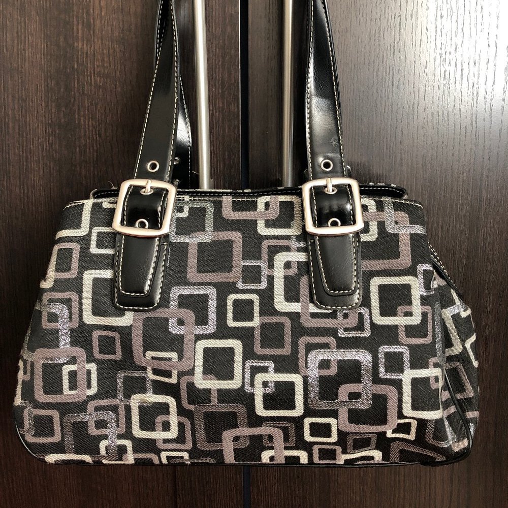 Vintage Nine West fabric/leather handbag